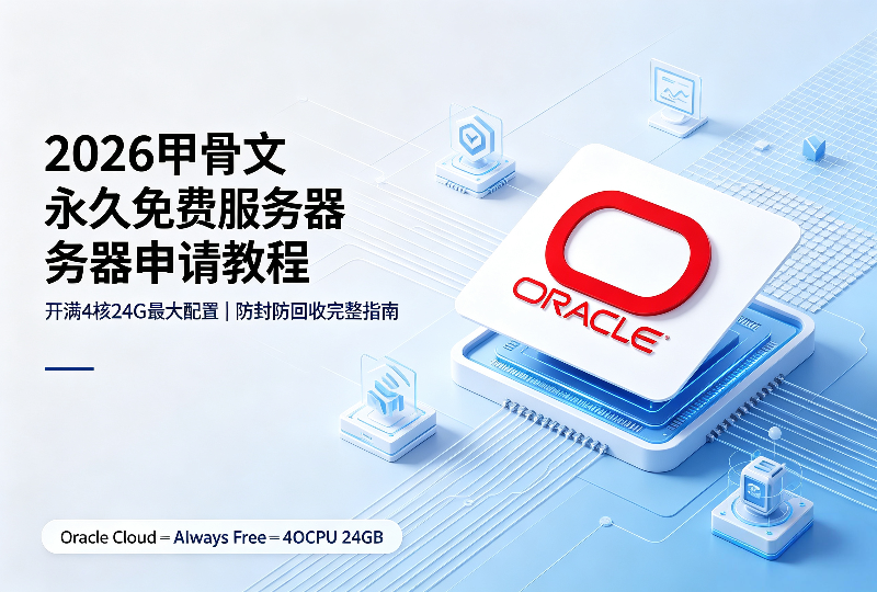 甲骨文Oracle免费服务器申请教程，开满4核24G顶配防回收-服务器测评_云 VPS 推荐_运维技术教程与源码分享 - 环球云域数据平台 cloudidc.vip