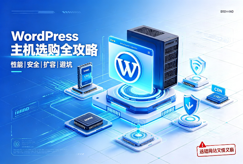 WordPress主机选购全攻略|避坑、性能、安全选型指南-服务器测评_云 VPS 推荐_运维技术教程与源码分享 - 环球云域数据平台 cloudidc.vip