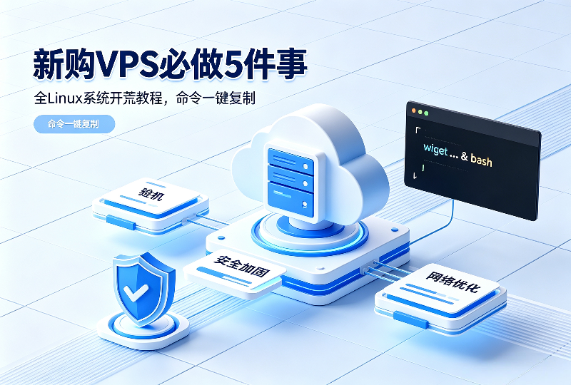 新购VPS必做5件事 全Linux系统安全开荒教程-服务器测评_云 VPS 推荐_运维技术教程与源码分享 - 环球云域数据平台 cloudidc.vip