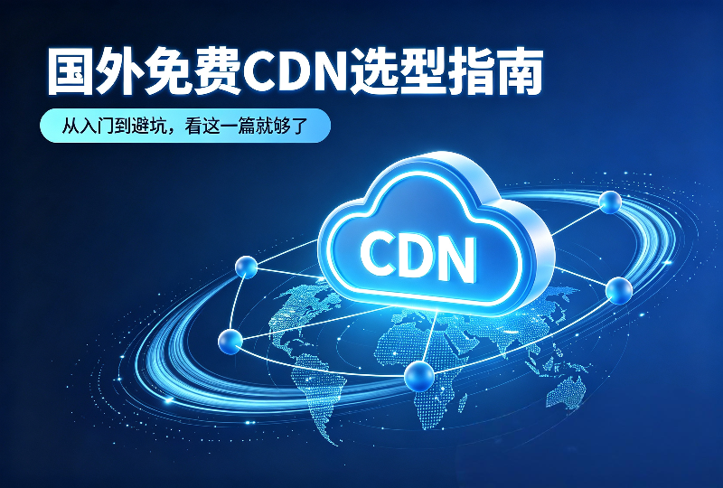 国外免费CDN选型指南:从入门到避坑,看这一篇就够了-服务器测评_云 VPS 推荐_运维技术教程与源码分享 - 环球云域数据平台 cloudidc.vip