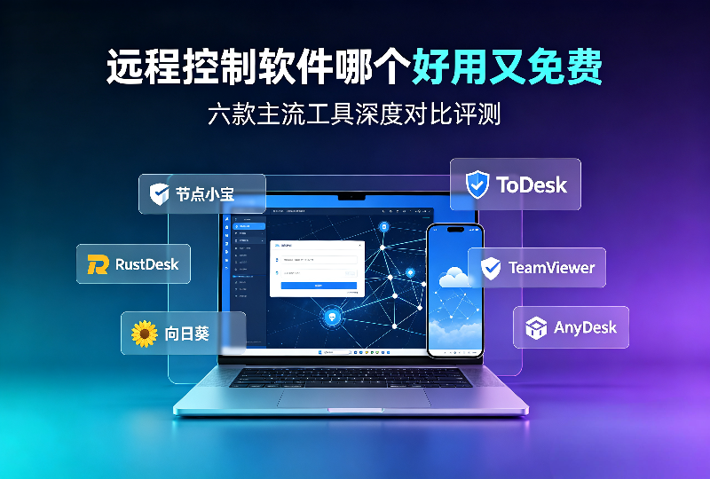 远程控制软件哪个好用免费？6款工具全面对比评测-服务器测评_云 VPS 推荐_运维技术教程与源码分享 - 环球云域数据平台 cloudidc.vip