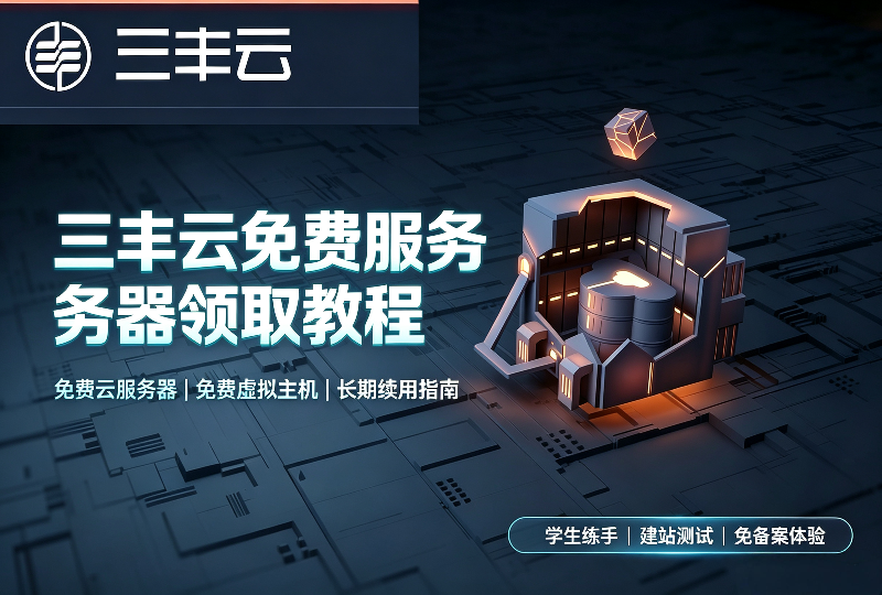 三丰云免费服务器+免费虚拟主机领取教程｜永久续用方法-服务器测评_云 VPS 推荐_运维技术教程与源码分享 - 环球云域数据平台 cloudidc.vip