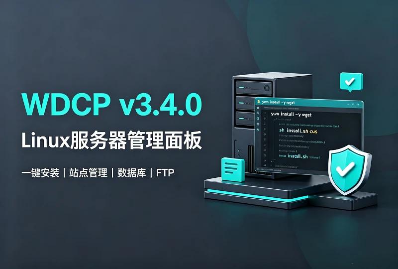 WDCP v3.4.0 面板介绍|Linux 服务器 WDCP 一键安装脚本教程-服务器测评_云 VPS 推荐_运维技术教程与源码分享 - 环球云域数据平台 cloudidc.vip