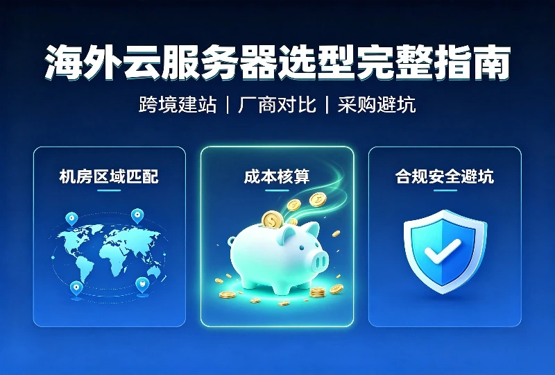 海外云服务器选型完整指南 跨境建站机房与配置选择-服务器测评_云 VPS 推荐_运维技术教程与源码分享 - 环球云域数据平台 cloudidc.vip