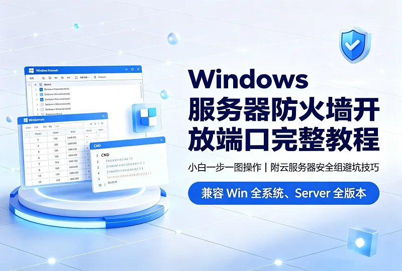 Windows服务器防火墙放行端口教程｜解决外网无法访问-服务器测评_云 VPS 推荐_运维技术教程与源码分享 - 环球云域数据平台 cloudidc.vip