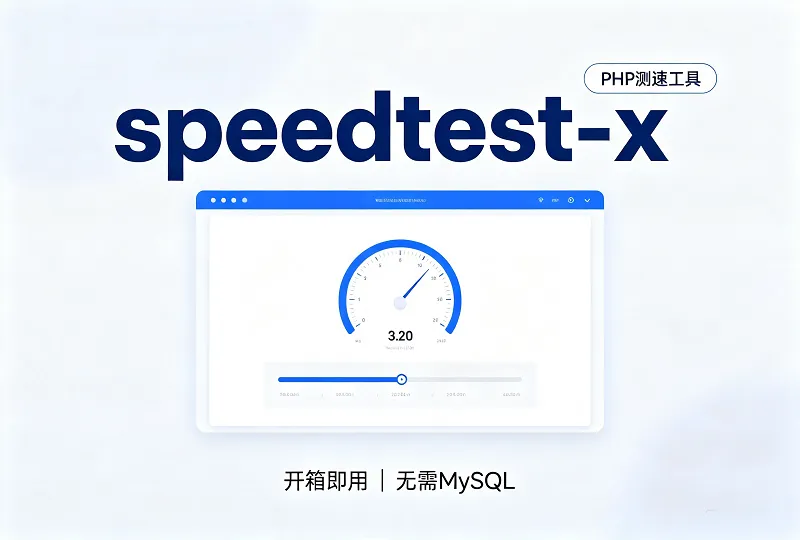 speedtest‑x:一款 PHP 网页测速工具-服务器测评_云 VPS 推荐_运维技术教程与源码分享 - 环球云域数据平台 cloudidc.vip