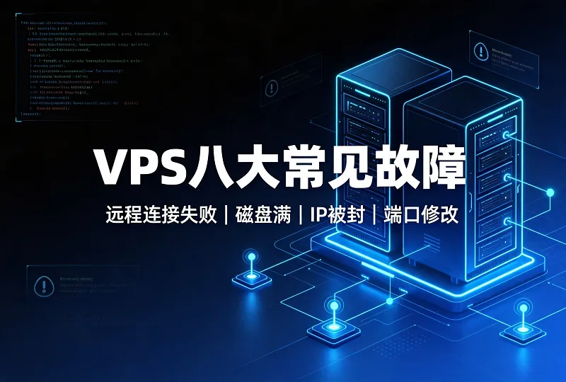 VPS 常见 8 类故障排查｜远程连接、磁盘、端口、IP 封禁解决办法-服务器测评_云 VPS 推荐_运维技术教程与源码分享 - 环球云域数据平台 cloudidc.vip