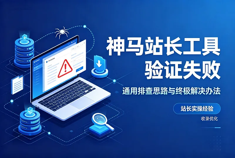 神马站长工具文件验证失败原因汇总 通用综合解决办法-服务器测评_云 VPS 推荐_运维技术教程与源码分享 - 环球云域数据平台 cloudidc.vip