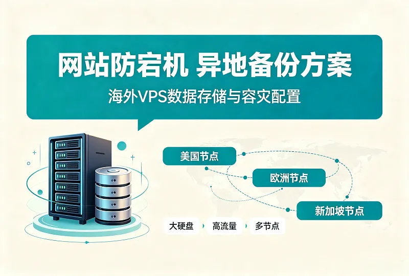 海外服务器异地备份选购指南 网站容灾备份 VPS 配置方案-服务器测评_云 VPS 推荐_运维技术教程与源码分享 - 环球云域数据平台 cloudidc.vip
