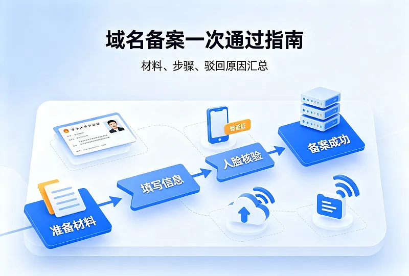 域名 ICP 备案完整流程｜个人 / 企业备案步骤、材料与避坑指南-服务器测评_云 VPS 推荐_运维技术教程与源码分享 - 环球云域数据平台 cloudidc.vip