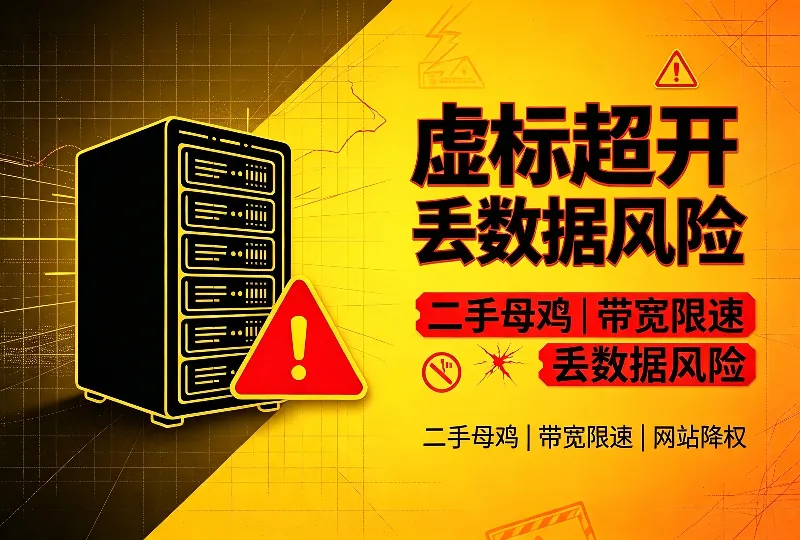 低价VPS避坑：虚标超开二手母鸡，丢数据降权踩坑实录-服务器测评_云 VPS 推荐_运维技术教程与源码分享 - 环球云域数据平台 cloudidc.vip