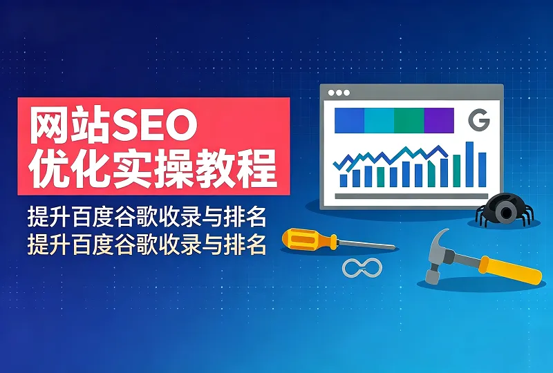 新手网站 SEO 优化实操教程，提升百度谷歌收录排名-服务器测评_云 VPS 推荐_运维技术教程与源码分享 - 环球云域数据平台 cloudidc.vip