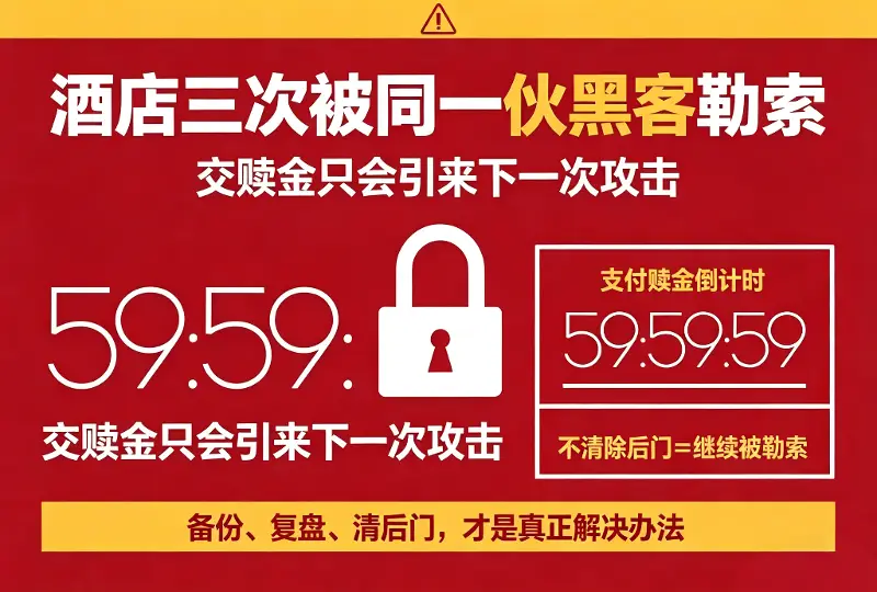 奥地利酒店三次遭黑客勒索，交赎金引来反复攻击-服务器测评_云 VPS 推荐_运维技术教程与源码分享 - 环球云域数据平台 cloudidc.vip