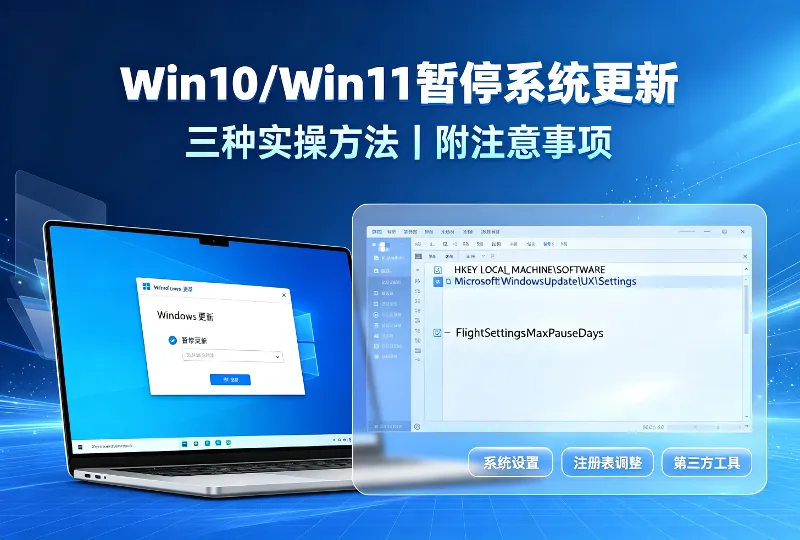 Win10/Win11暂停Windows系统更新多种实操方法-服务器测评_云 VPS 推荐_运维技术教程与源码分享 - 环球云域数据平台 cloudidc.vip