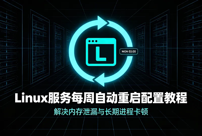 Linux服务每周自动重启配置教程｜解决内存泄漏与长期进程卡顿-服务器测评_云 VPS 推荐_运维技术教程与源码分享 - 环球云域数据平台 cloudidc.vip
