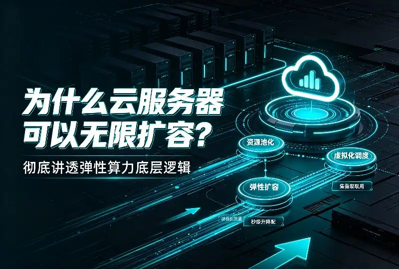 为什么云服务器可以无限扩容？彻底讲透弹性算力底层逻辑-服务器测评_云 VPS 推荐_运维技术教程与源码分享 - 环球云域数据平台 cloudidc.vip
