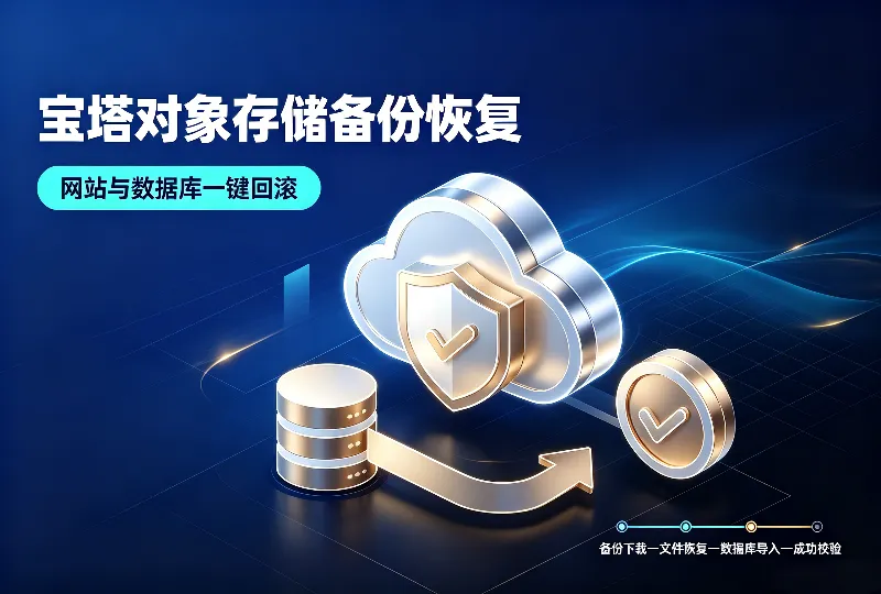 宝塔云端备份恢复教程，网站数据库回滚实操-服务器测评_云 VPS 推荐_运维技术教程与源码分享 - 环球云域数据平台 cloudidc.vip