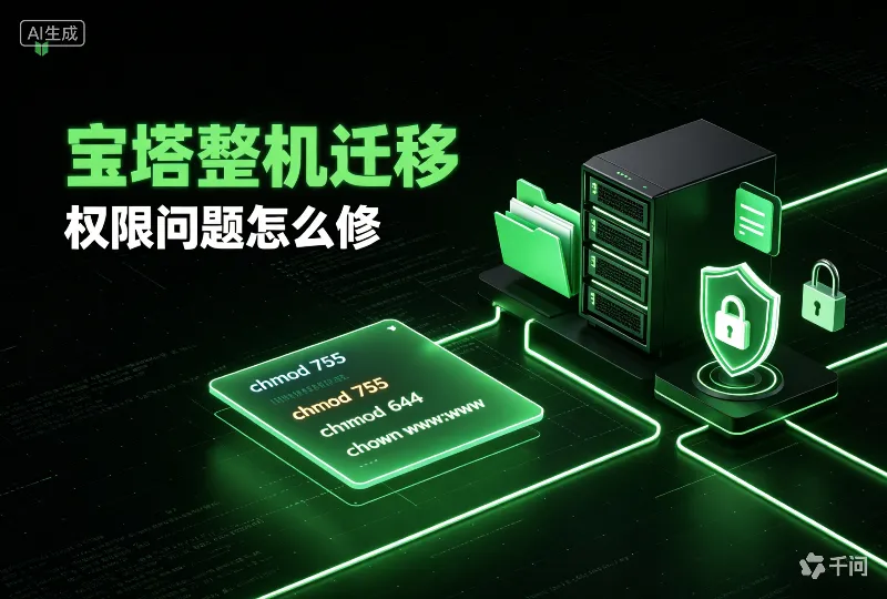 宝塔一键整机迁移踩坑:迁移完成文件权限错乱怎么修复-服务器测评_云 VPS 推荐_运维技术教程与源码分享 - 环球云域数据平台 cloudidc.vip