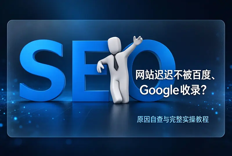 网站迟迟不被百度、Google 收录？原因自查与完整实操教程-服务器测评_云 VPS 推荐_运维技术教程与源码分享 - 环球云域数据平台 cloudidc.vip