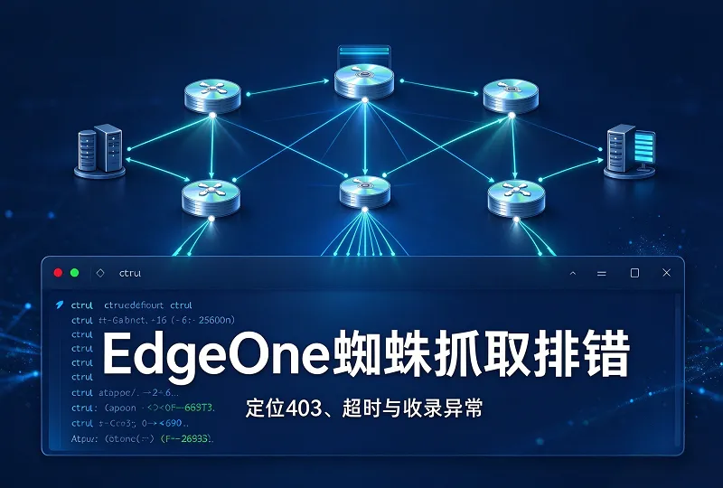 EdgeOne CDN 搜索引擎蜘蛛抓取排错教程，解决爬虫 403 无法收录-服务器测评_云 VPS 推荐_运维技术教程与源码分享 - 环球云域数据平台 cloudidc.vip