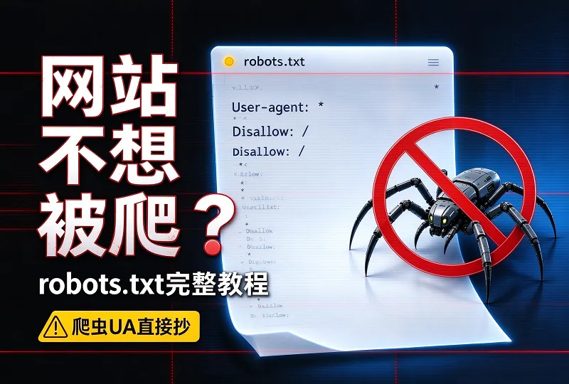 网站不想被爬虫扒取？robots.txt 爬虫屏蔽教程-服务器测评_云 VPS 推荐_运维技术教程与源码分享 - 环球云域数据平台 cloudidc.vip