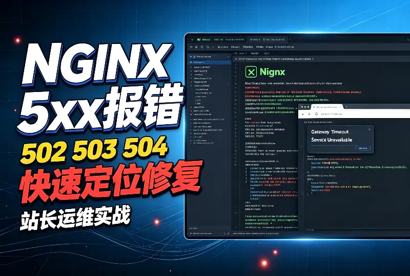 Nginx站点5xx报错排查，站长快速定位修复方案-环球云域CloudIDC