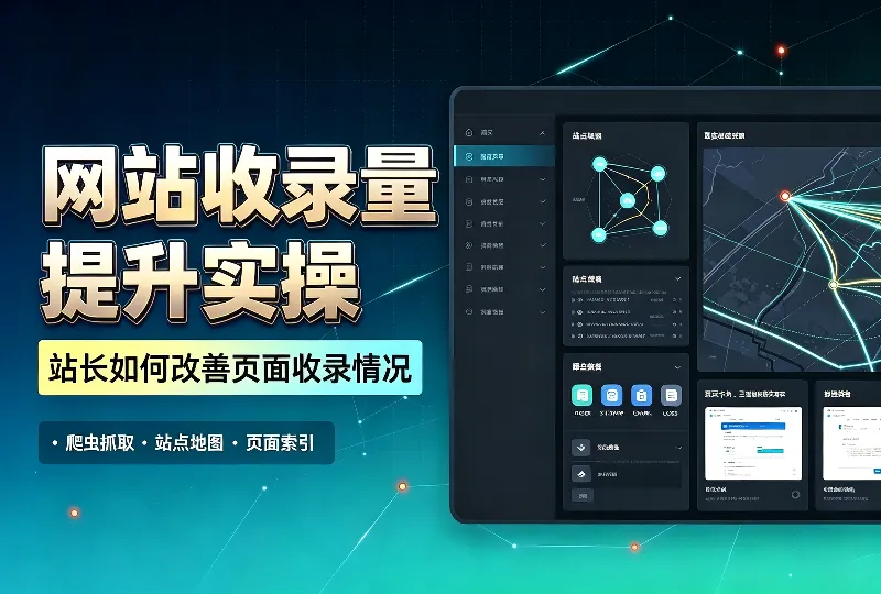 网站收录量提升实操，站长如何改善页面收录情况-环球云域CloudIDC