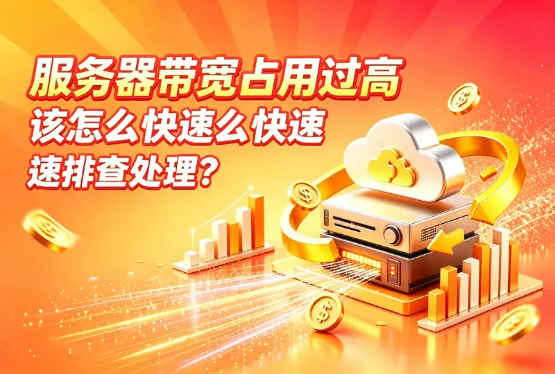 服务器带宽占用过高，该怎么快速排查处理？-环球云域CloudIDC