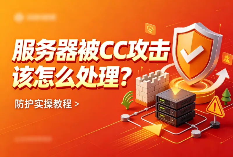 服务器被CC攻击该怎么处理？防护实操教程-环球云域CloudIDC