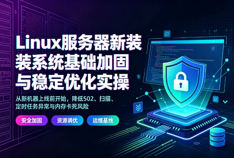 Linux服务器新装系统基础加固与稳定优化实操-环球云域CloudIDC